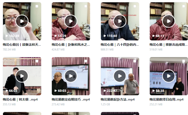 最新陈大师梅花心易课程-知命悟气