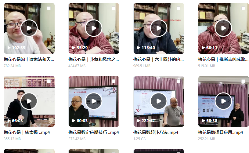 最新陈大师梅花心易课程-知命悟气资源中心社区-藏经渊-知命悟气